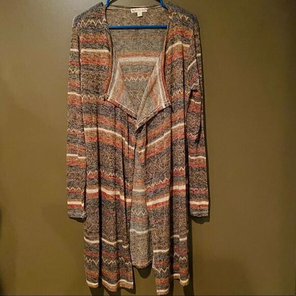 It’s Our Time Long Cardigan Size XL - Picture 2 of 9